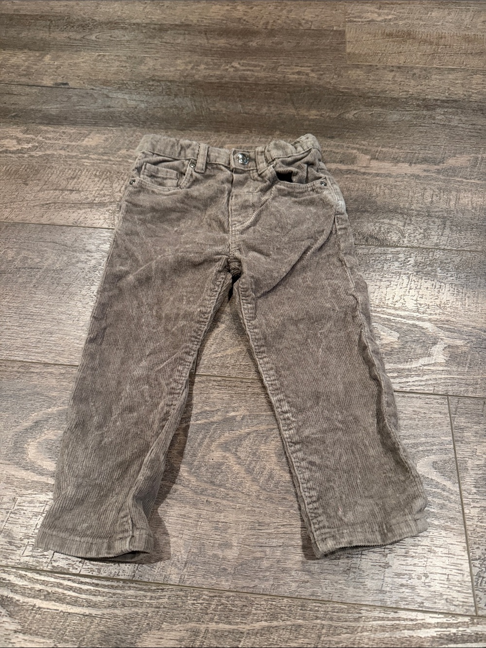 Zara Kids Corduroy Pants - Taupe Brown